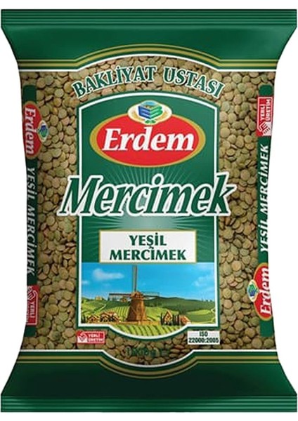 Yeşil Mercimek (1 Kg) X6 Adet