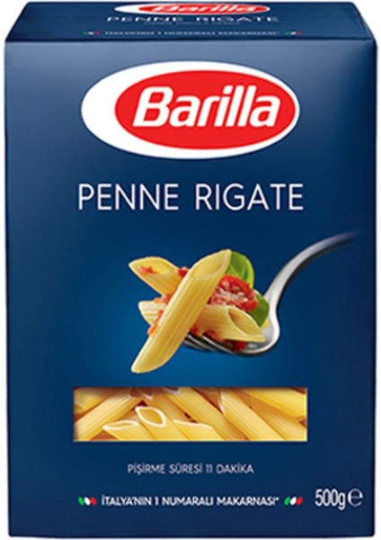 Kalem Penne Rigate Makarna 11 Dakika Pişirme (500 G) X6 Adet