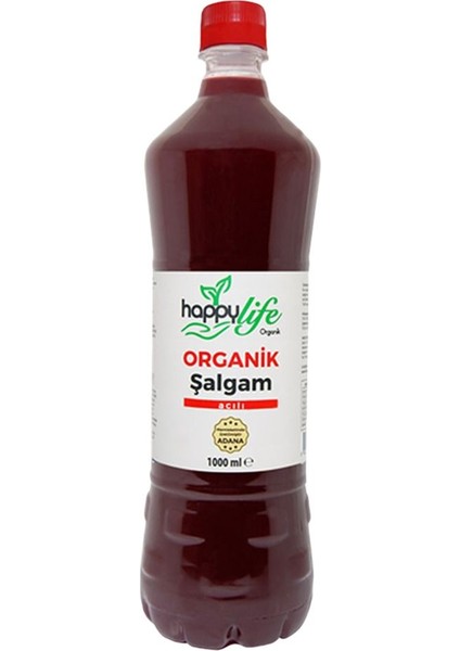 Organik Şalgam Suyu Acılı (1 L) X6 Adet