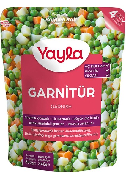 Haşlanmış Garnitür (560 G) X6 Adet