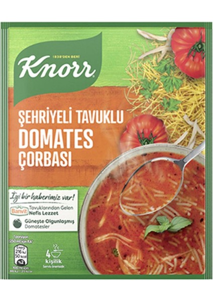 Şehriyeli Tavuklu Hazır Domates Çorbası (67 G) X6 Adet
