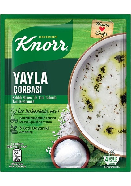 Yayla Çorbası (72 gr) X6 Adet