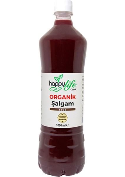 Organik Şalgam Suyu Sade 1 L x6 Adet – Doğal Fermente İçecek