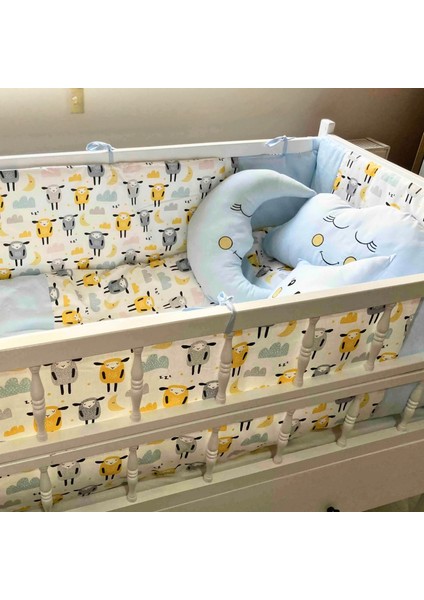 Bebek Uyku Seti Nevresim Takımı 70x130 Zuzu Mavi