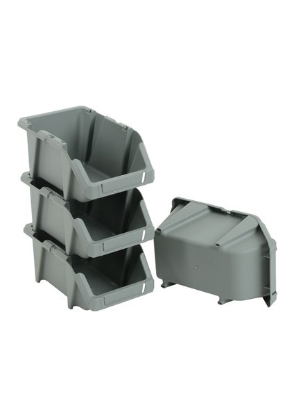 DG40 Depo Raf Düzenleyici Parça Saklama Avadanlık Kutusu 6 Parça 490x310x200 mm
