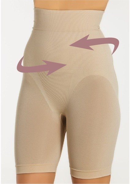 Iç Giyim Miss Fit Parçalı Çift Kat Mideli Silikonlu Kaymaz Korse