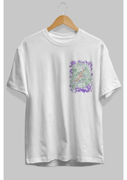 Roronoa Zoro 5 Ön Sol Baskılı Oversize T-Shirt Erkek Kadın Unisex Pamuk Bisiklet Yaka Tişort fiyatları