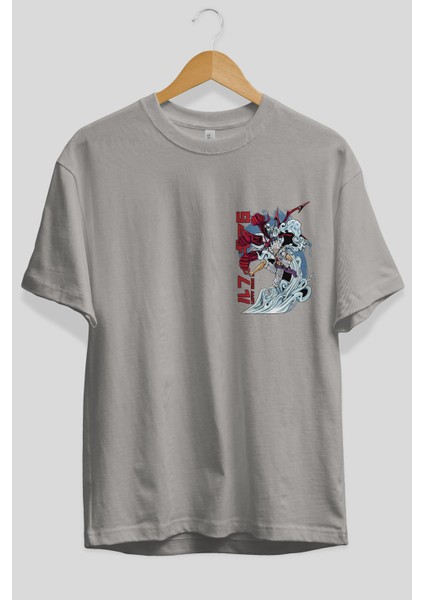Monkey D. Luffy Gear5 2 Ön Sol Baskılı Oversize T-Shirt Erkek Kadın Unisex Pamuk Bisiklet Yaka Tişort fiyatları