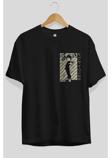 Shigeo Kageyama 3 Ön Sol Baskılı Oversize T-Shirt Erkek Kadın Unisex Pamuk Bisiklet Yaka Tişort fiyatları