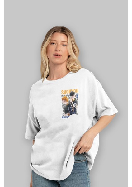 Shouyou Hinata 12 Ön Sol Baskılı Oversize T-Shirt Erkek Kadın Unisex Pamuk Bisiklet Yaka Tişort fırsatları