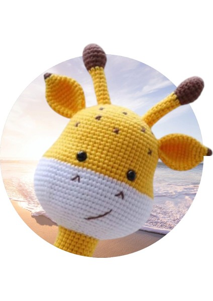 Amigurumi Sevimli Yavru Zürafa 38-39 cm