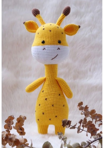 Amigurumi Sevimli Yavru Zürafa 38-39 cm