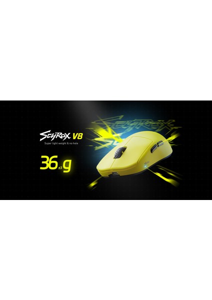 Scyrox V8 8000 Hz Kablosuz Oyuncu Mouse PAW3950 (Dongle Hediyeli) indirimleri