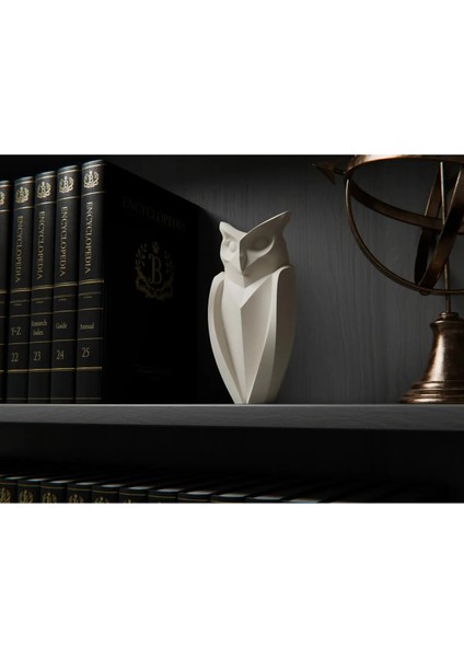 17 cm Asil Baykuş Figür Dekor Biblo