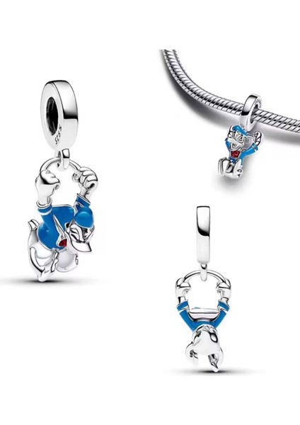 Gümüş Disney Donald Duck Sallantılı Charm