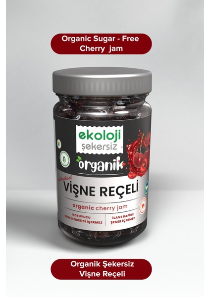 Organik Şekersiz Vişne Reçeli 380 gr modelleri