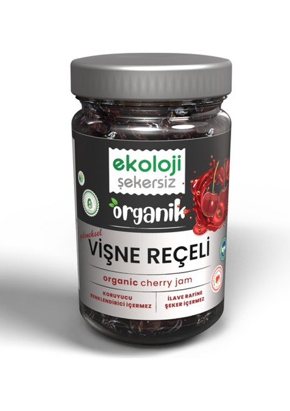 Organik Şekersiz Vişne Reçeli 380 gr fırsatları