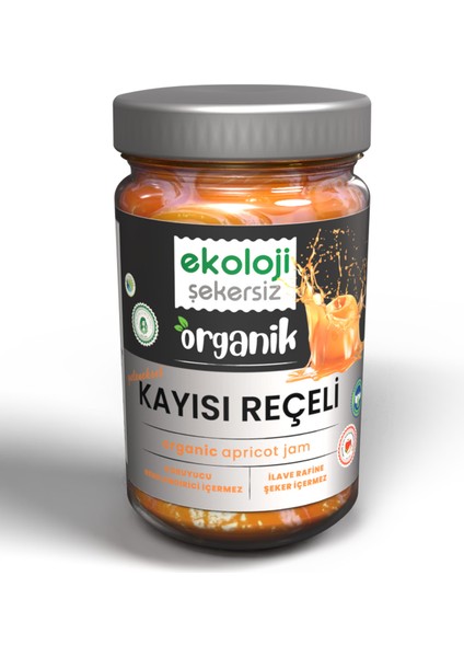 Organik Şekersiz Kayısı Reçeli 380 gr fiyatları