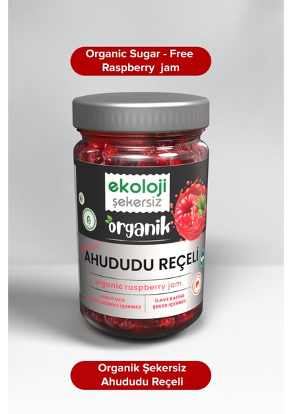 Organik Şekersiz Ahududu Reçeli 380 gr fiyatları