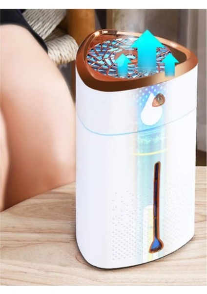 Taşınabilir Mini Nemlendirici USB 1000 ml Ultrason Dokunmatik Düğme Gece Lambası Nemlendirici
