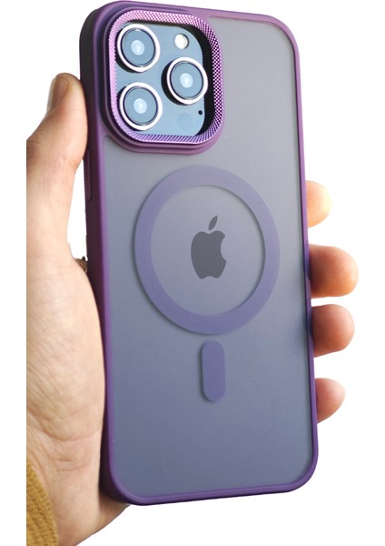 Apple iPhone 15 Pro Kılıf Magsafe Uyumlu Kamera Çıkıntılı Darbe Emici Mat Lüx Kapak Tb-02 fiyatları