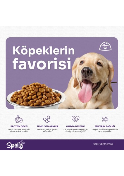 Premium Yetişkin Köpek Maması - Kuzu ve Pirinç (17KG)