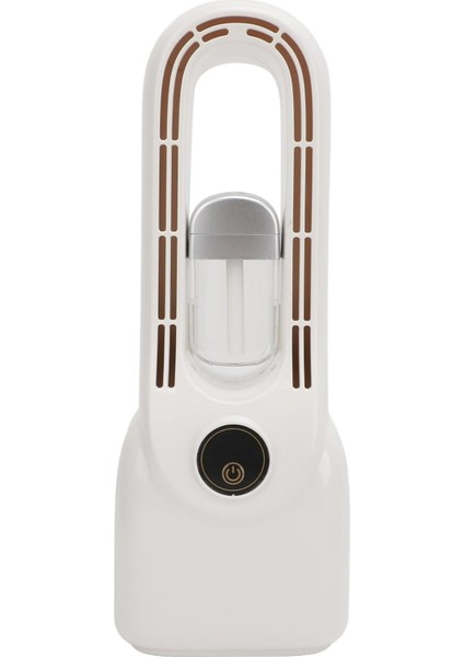Hava Nemlendiricili Küçük Masa Fanı 6Hz Sessiz Bladeless Renkli LED Işıklı Soğutma Ev,ofis Fan