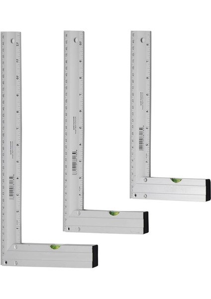 Master Alüminyum Marangoz Gönye Cetvel Su Terazili 250 mm fırsatları