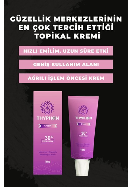 Este Cream Dolgu, Kalıcı Makyaj, Mezoterapi, Prp, Dermaroller Rahatlatıcı krem 10 ml 2 Adet Thyphon 2