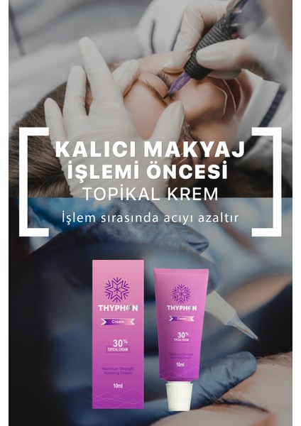 Este Cream Dolgu, Kalıcı Makyaj, Mezoterapi, Prp, Dermaroller Rahatlatıcı krem 10 ml 2 Adet Thyphon 2