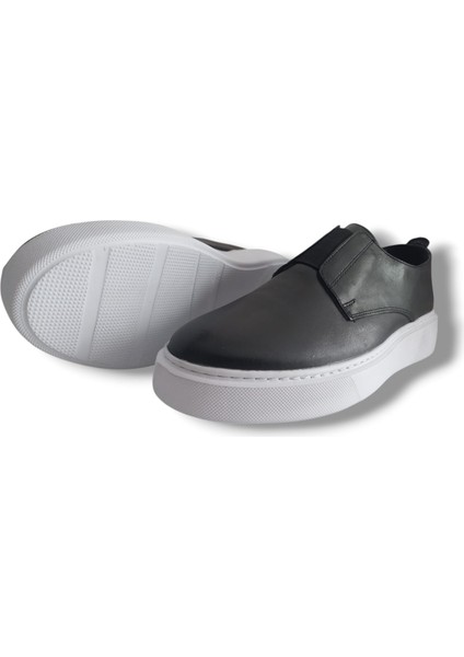 GE0173 Deri Eva Taban Koku Yapmaz Erkek Sneaker Günlük Bantlı Ayakkabı indirimleri