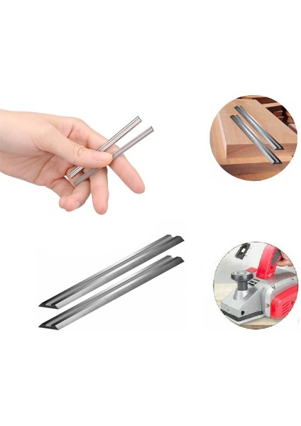 Ingco PL10508 Uyumlu El Planya Makina Bıçak Seti 2 Parça