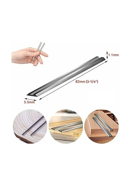 Ingco PL10508 Uyumlu El Planya Makina Bıçak Seti 2 Parça fiyatları