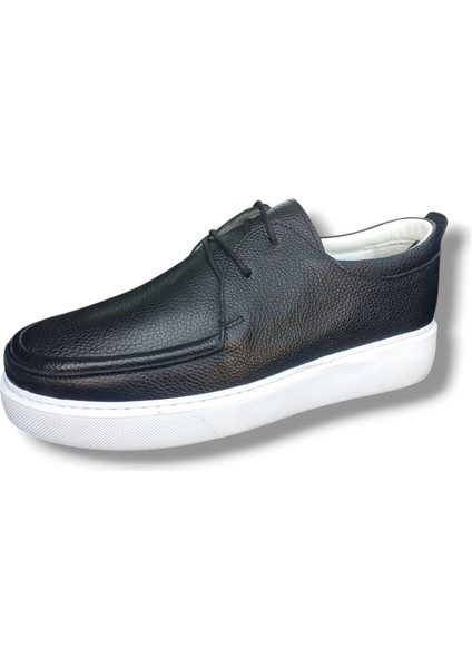 GRE0179 Hakiki Floter Deri Yükse Eva Taban Spor Klasik Koku Yapmaz Business Tarz Ayakkabı