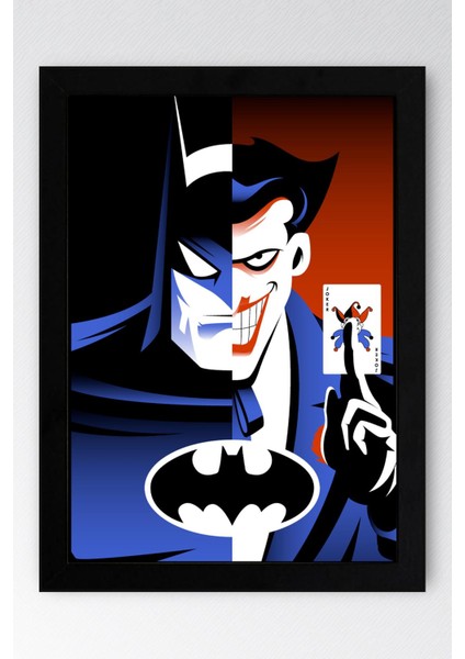 Batman Çerçeveli Tablo - Batman ve Joker Poster Tablo