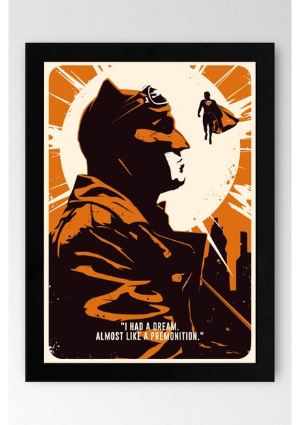 Batman Vs Superman Çerçeveli Tablo - Poster Tablo