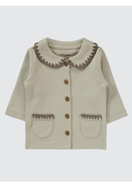 Kız Bebek Pijama Takımı 1-6 Ay Bej