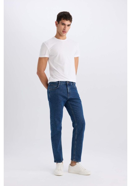 Sergio Regular Fit Normal Kalıp Normal Bel Boru Paça Jean Pantolon D9829AX25SP