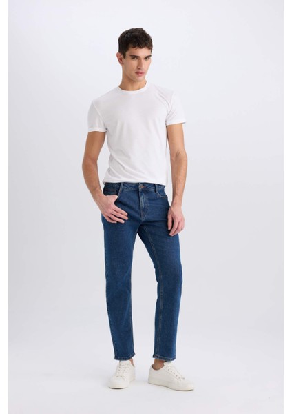 Sergio Regular Fit Normal Kalıp Normal Bel Boru Paça Jean Pantolon D9829AX25SP