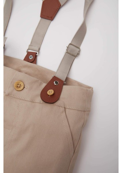 Erkek Bebek Standart Paça Askılı Gabardin Pantolon E2236A525SP