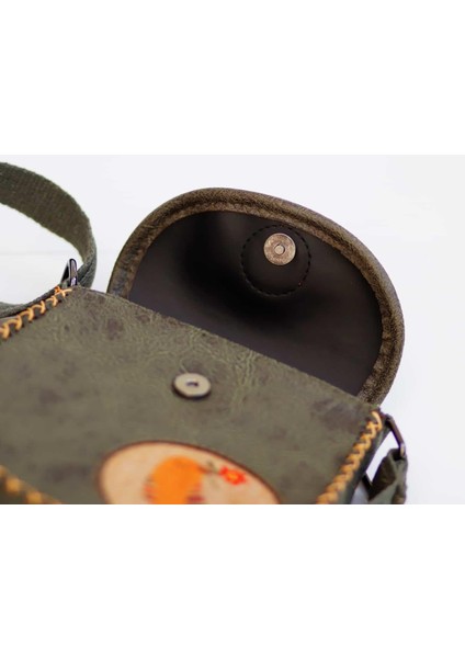 Kuş Figürlü Çapraz Örgülü Kol Çantası Etnik Bohem Style - Yesil fırsatları