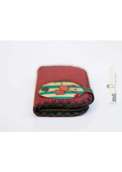 Kedi Balık Figürlü Büyük Cüzdan Etnik Bohem Retro Vintage Style - Bordo modelleri