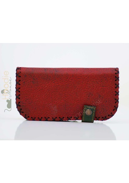 Kedi Balık Figürlü Büyük Cüzdan Etnik Bohem Retro Vintage Style - Bordo fırsatları