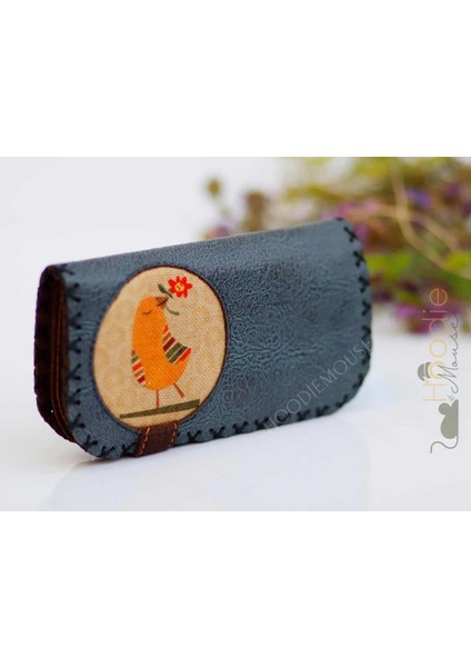 Kuş Figürlü Büyük Cüzdan Etnik Bohem Retro Vintage Style - Petrol fiyatları