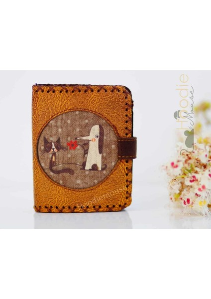 Tılkı Figürlü Küçük Cüzdan Etnik Bohem Retro Style - Hardal