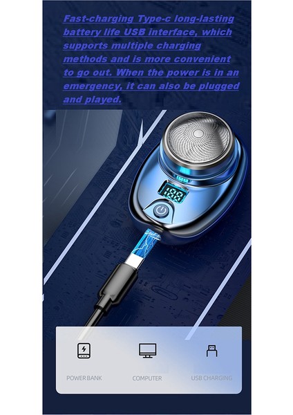 Erkekler Için Elektrikli Tıraş Makinesi, Taşınabilir Tıraş Makinesi, Taşınabilir Elektrikli Tıraş Makinesi, Mini Tıraş, Cep Boyutu, USB Şarj Edilebilir (Yurt Dışından) fiyatları