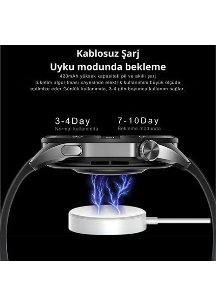 Watch Ultra 3 HK10 Amoled Ekran G-Sensör 2.02 Inç Akıllı Saat 1gb 2 Kordon Chat Gpt 2.0