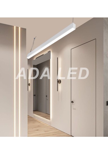 Samsung/osram Ledli 120 cm Sarkık Linear Armatür Beyaz Kasa 3000 Kelvin Gün Işığı fırsatları