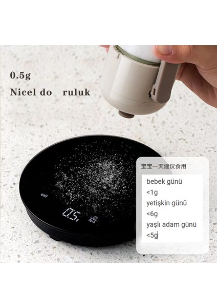 180MLKANTITATIF Tuz Kontrol Baharat Kutusu Ev Mutfak Tuzluk Baharat Tuzluk Baharatlık Altlı Cam Tuzluk Biberlik (Yurt Dışından) indirimleri