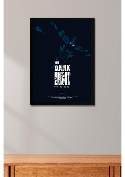Batman Çerçeveli Tablo - The Dark Knight Film Afişi Poster Tablo fiyatları